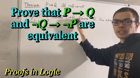 Proving the Contrapositive Law (ILIEKMATHPHYSICS)