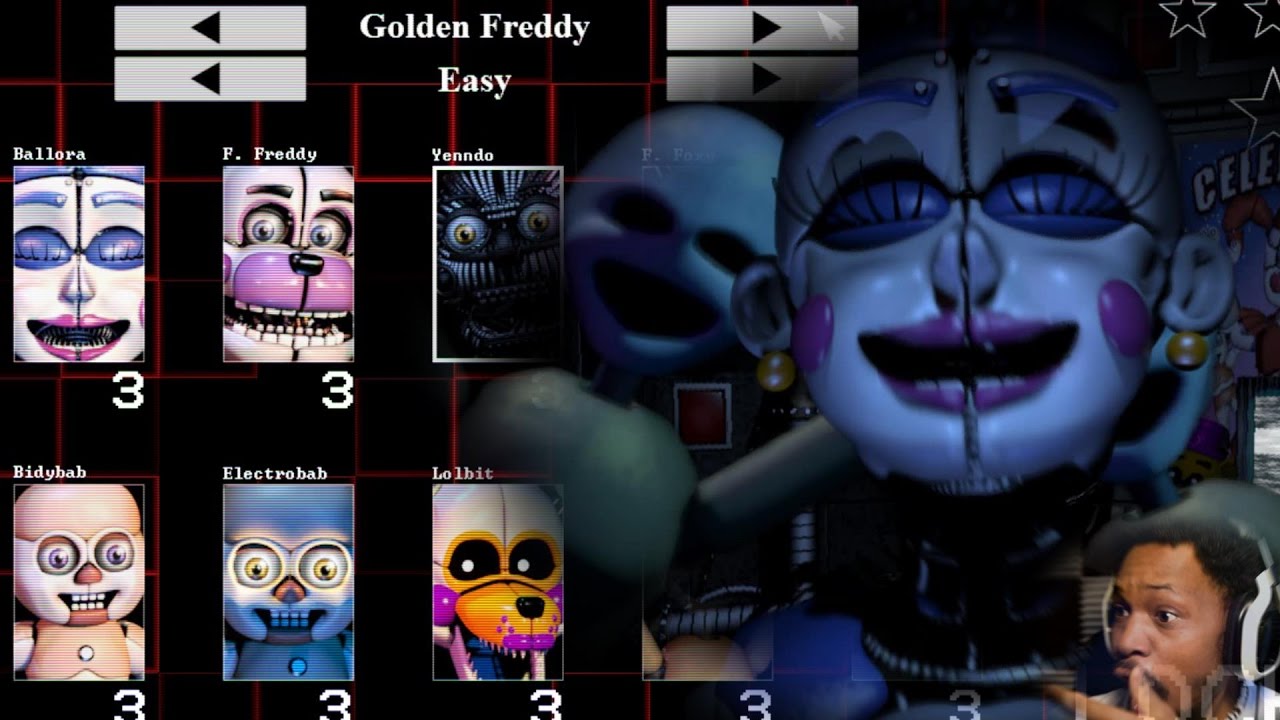 Five Nights at Freddy's: Sister Location - Custom Night - Part 1 