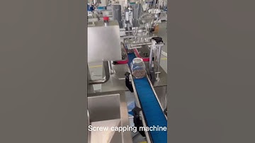 Screw Capping Machine for Bottle, Automatic Plastic Jar Screwing Cap Machine,4 Wheel capper machine