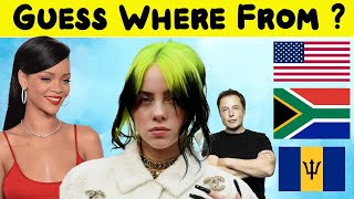 Guess The Celebrity Country 🤔🧠 | The Ultimate Celebrity Quiz by Brain Games & Puzzles 213 views 3 weeks ago 6 minutes, 19 seconds