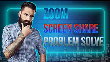 Fix Zoom Screen Share Not Working | Black Screen or No Video Problem Solved!  #ZoomScreenShare