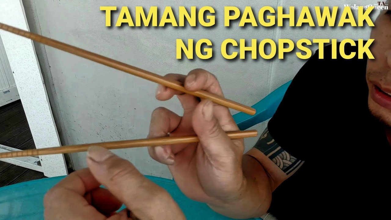 Paano gumamit ng CHOPSTICK !? Chopstick Tutorial YouTube