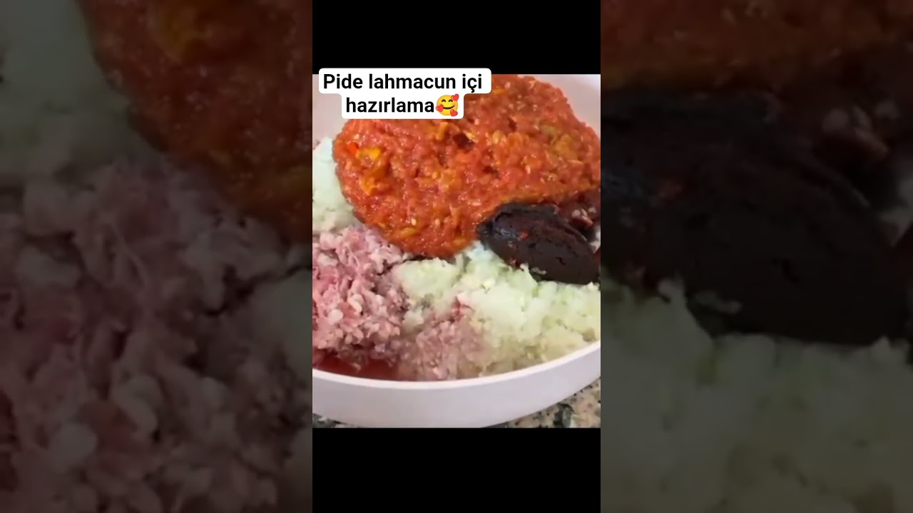 PİDE LAHMACUN İCİ HAZIRLAMA 💯👌#pide#lahmacun #food#yemektarifleri #asmr
