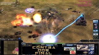 C&C Generals: Contra 009 Final - 1 vs. 7 - Super Weapon vs.  7 Insane Tank