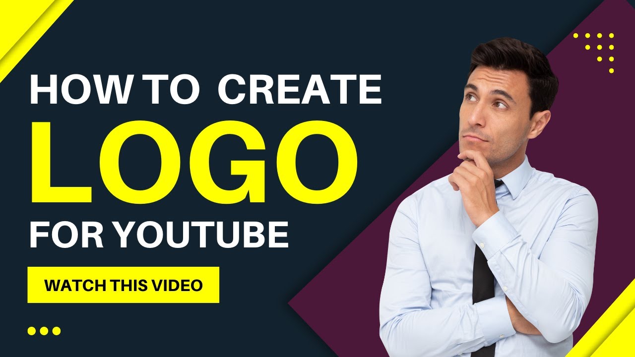 How to create logo for youtube channel - YouTube