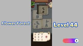 Flower Forest Word Puzzle Level 44 walkthrough 🌼🌿 | Relaxing Nature & Puzzle Fun | Mini Boss 🌸🧠 screenshot 5