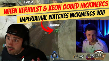 Nickmercs was LOST when got OOBED on by verhulst & keon #apex #imperialhal #apexlegendsclips