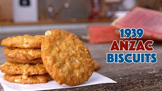 1939 Anzac Biscuit Recipe - Glen And Friends Cooking - How To Make Anzac Biscuits