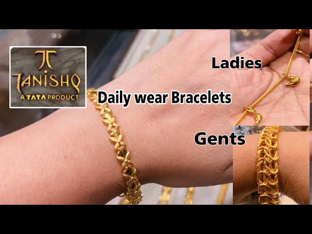 Tanishq gold bracelet new collection with weight and price gold bracelet  designs - YouTube