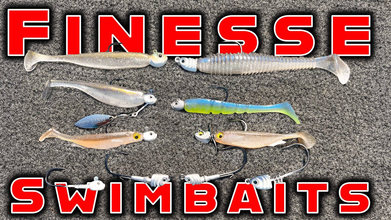 Finesse Swimbait Tricks! Heads, Colors, Actions! **Underwater Footage** 