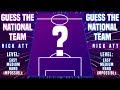 Guess The National Football Team!!! Only for Real Soccer Fans | FOOTBALL QUIZ • LOGO