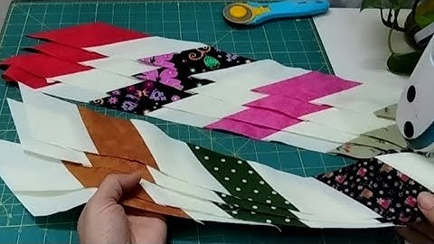 💟patchwork for beginners🍁How to turn fabric strips into Beautiful Art