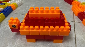 Satisfying diy block tortoise/ building blocks/ block game/ block ASMR