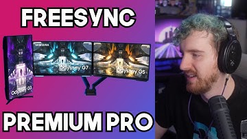 These new Samsung monitors have AMD FREESYNC PREMIUM PRO!!! 👀