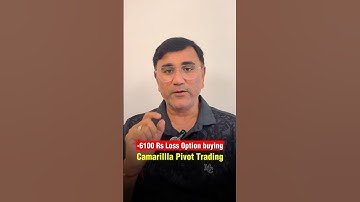₹6,100 Loss in Option Buying | Camarilla Pivot Trading | Stock Market Coaching