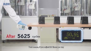 FLEXISPOT Standing Desk Quality Testing EN1 - Durability