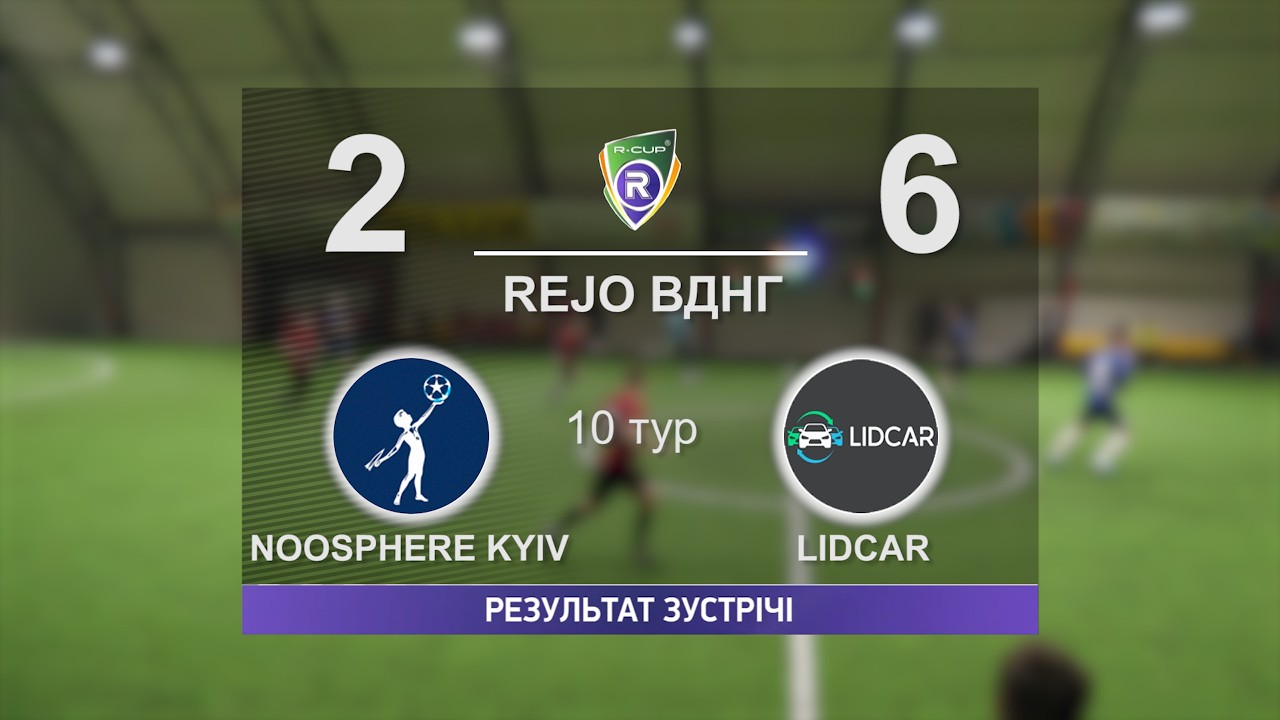 NOOSPHERE KYIV 2-6 LIDCAR  R-CUP XX  