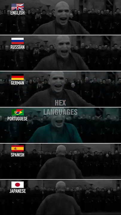 'Harry Potter is dead' in 6 different languages #shorts #harrypotter