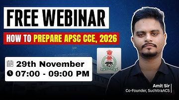 How to prepare APSC CCE 2026 | Free APSC Webinar