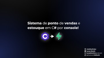 Sistema de Estoque & PDV em C#.
