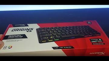 HyperX Alloy Origins | ASMR UNBOXING | WITH SOUND TEST  (Aqua Switches )