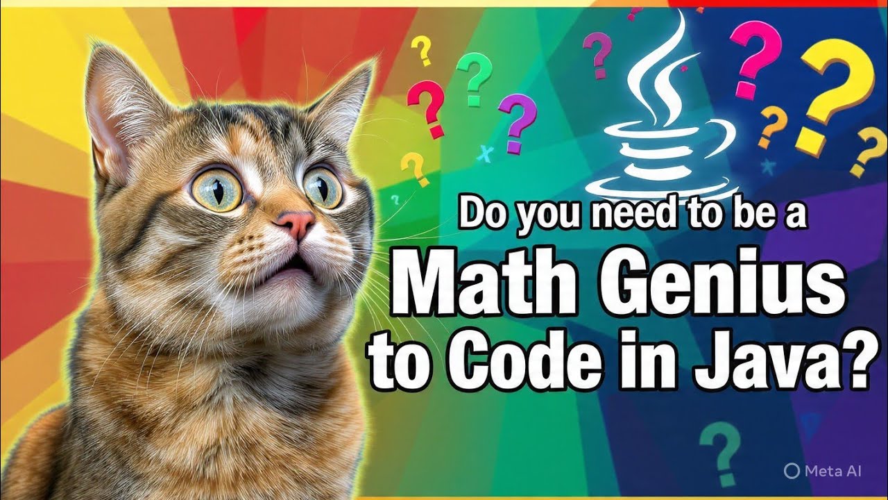 "do you need to be math genius to code in java"#java #math #Code with ...
