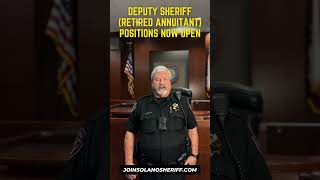 Retired Deputy Sheriff Opportunities in Solano County