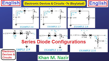(E)EDC(B) Ex 2.6, 2.7, 2.8, 2.9, 2.10 & 2.11 || Series Diode Configuration