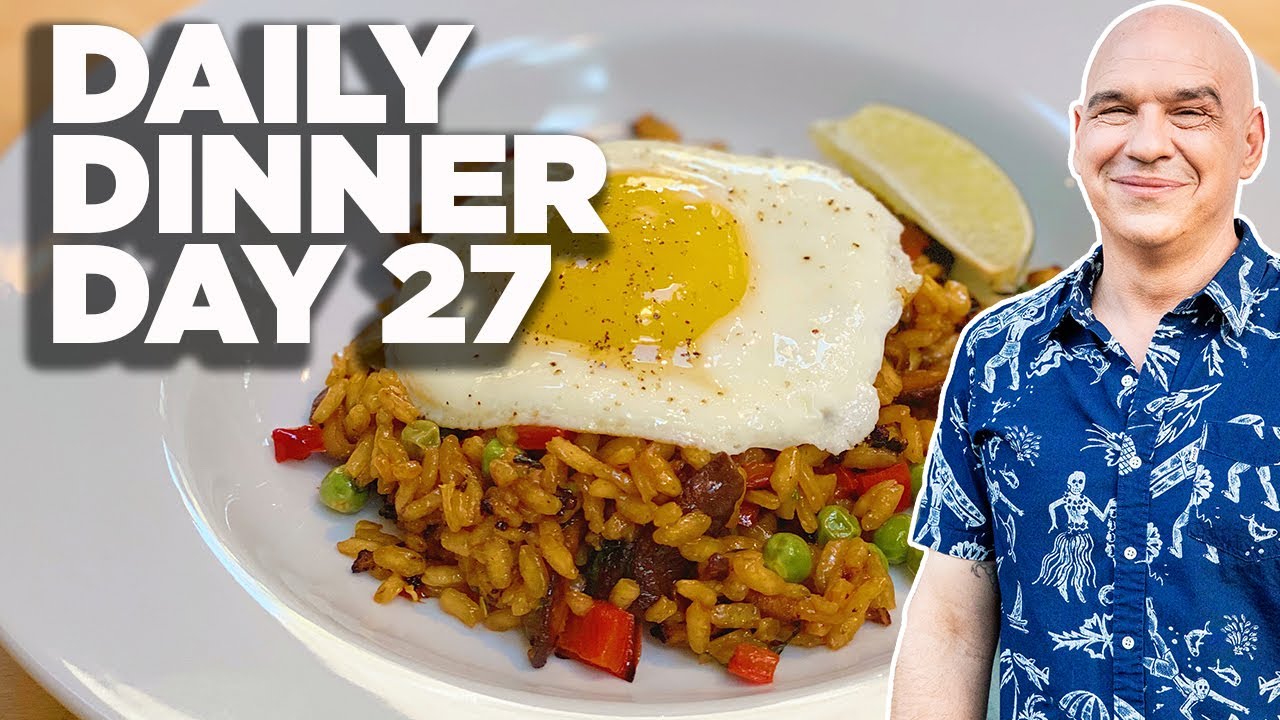 Vegetable Paella on the Grill: Daily Dinner Day 27 | Daily Dinner with Michael Symon | Food Network