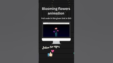 Blooming Flowers Animation. Source code in bio and comments #html #css #frontend #webdevelopment