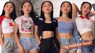 Insta Baddie Shopee Try On Haul Sarah Perez