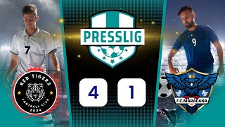 Pressligcom Red Ti̇gers Fc 4-1 Fc Maracana Karşılaşması Maç Yayını