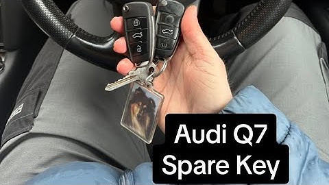 Audi Q7 Spare Key using Xhorse KTP