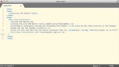 Live CSS Editor Usage Demo