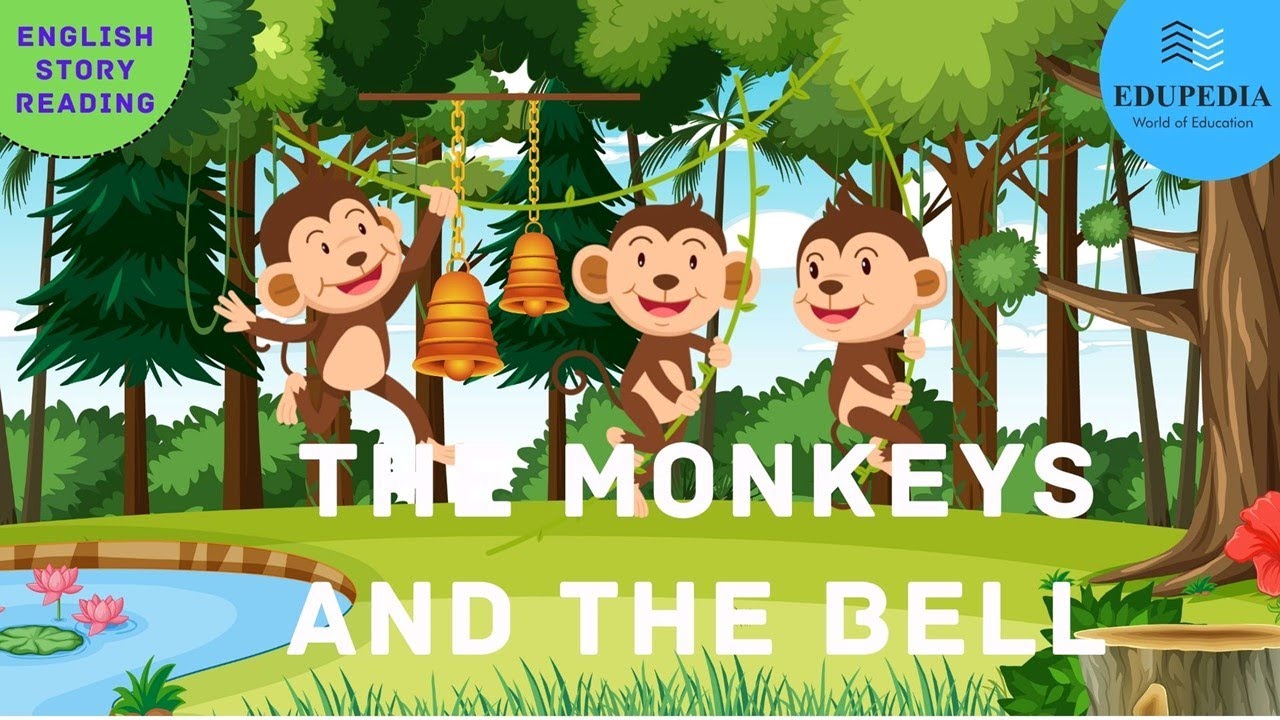 learn-english-through-story-the-monkey-and-the-bell-english