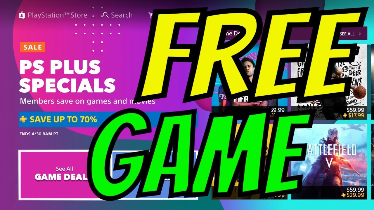 PS4 FREE GAME LIMITED TIME PS PLUS SPECIALS YouTube