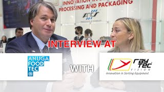 Food safety is our top priority. Raytec Vision SPA showcased quality control at Anuga FoodTec