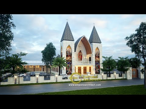 Video: Blankpage Architects Membina Konkrit Gereja Saint-Charbel Di Lubnan