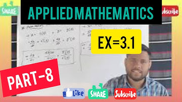 Haryana polytechnic 2nd semester Applied math-2 Differentiation(2) Ex-3.1 Lesson -3