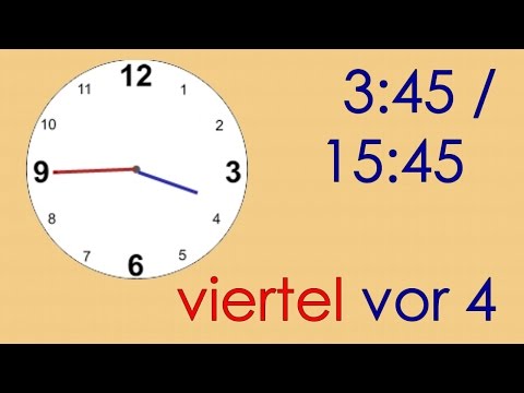 Deutsch Wortschatz 7: Uhrzeit