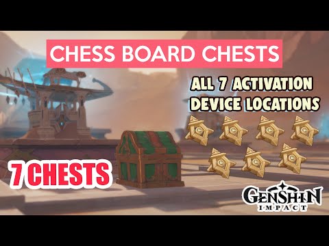 CHESS BOARD CHESTS! ALL ACTIVATION DEVICE LOCATIONS | Genshin Impact Sumeru