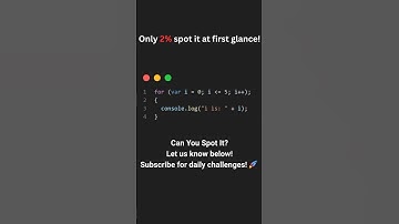 Find the Bug in This JavaScript Loop! 🔍 | Can You Spot It? #shorts #javascript