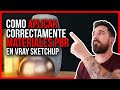 🔥🔥 Como aplicar MATERIALES PBR CORRECTAMENTE en vray sketchup  🙈🙉🙊