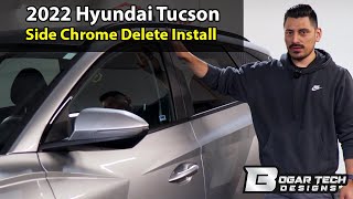 Hyundai Tucson 2022-2025 Side Chrome Delete Install