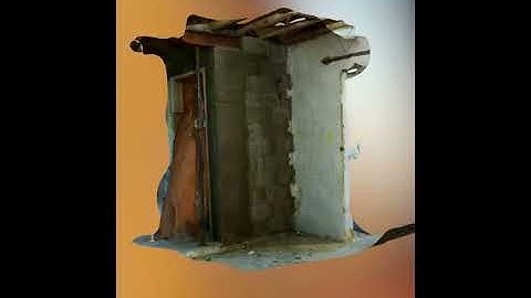 123D Catch - Etancon, mur frais