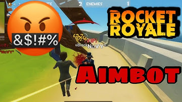 Rocket Royale - Memos & Zeny Destroy Navy & Clawzy in Arena (Aimbot!)