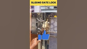 sliding gate lock #steel #shorts #short #viral
