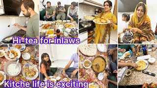 Kitchen life | I arranged hi-tea for guests | in-laws ghr ki mubarak deny ay