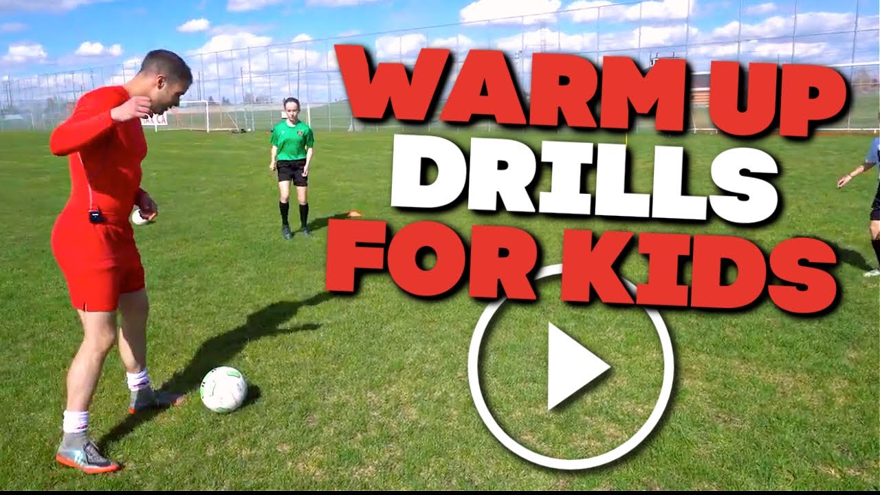 Football/Soccer: Tic-tac-toe - fun warmup (Warm-ups, Beginner)