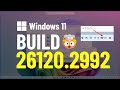 🔴 Windows 11 build 26120.2992 – NEW Battey Percentage, AI in search, Bing replacement